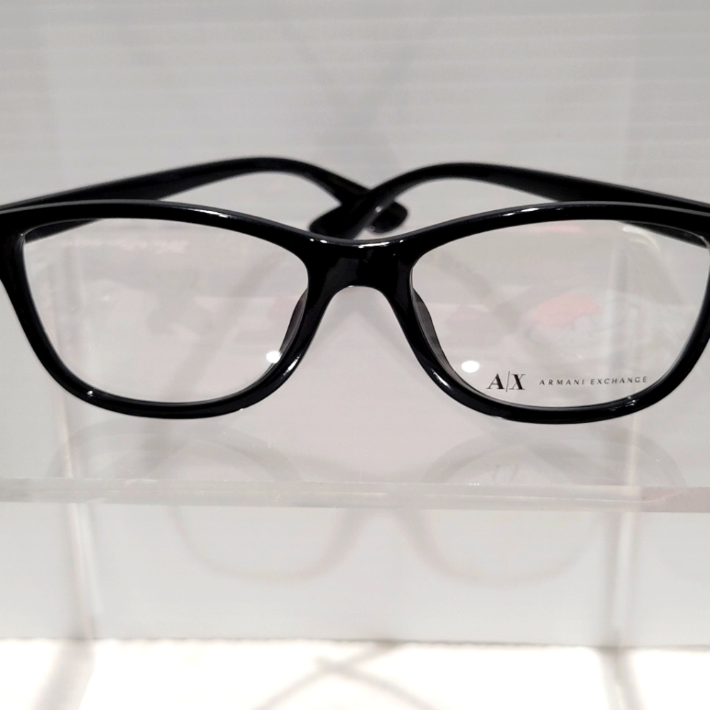 Armani Exchange # 3082U Black Eyeglasses frame NWOT Unisex